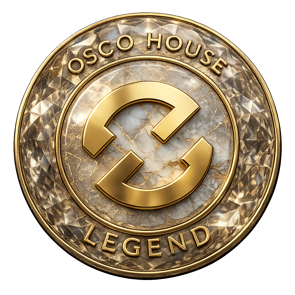 OSCO House — LEGEND coin (front)