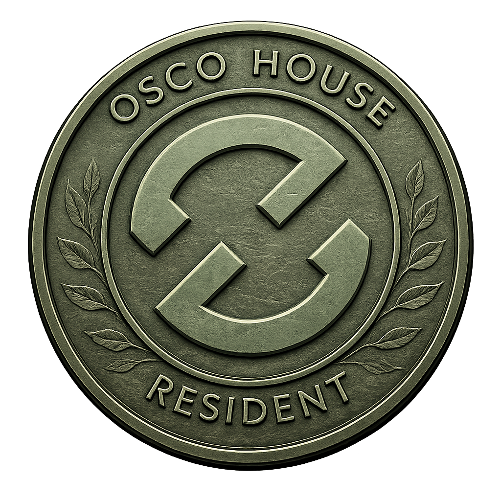 OSCO House — RESIDENT coin (front)